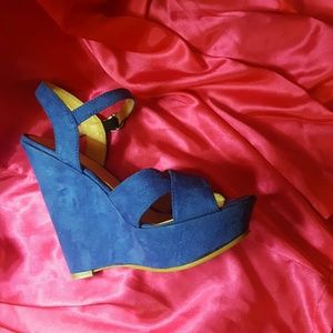 COPY - WOW💠SALE!! Suzy 💗blue suede strappy sandal